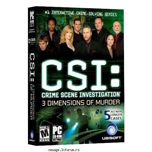 CSI: 3 Dimensions of Murder - Players work alongside Gil Grissom, Catherine - Games