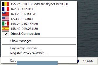 Proxy Switcher v - LINK: PASS: Mirror - Software